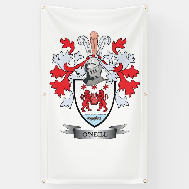 O'Neill Coat of Arms Banner (Vertical)