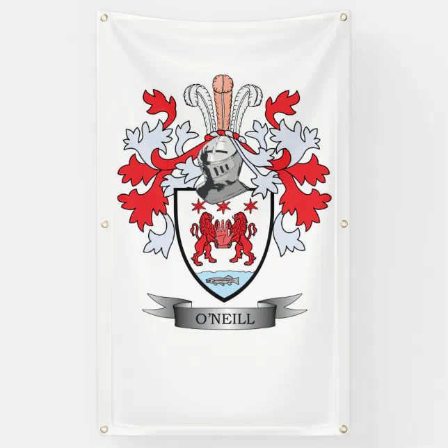 O'Neill Coat of Arms Banner Zazzle
