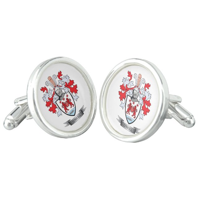 O'Neill Coat of Arms Cufflinks (Angled)