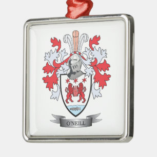 O'Neill Coat of Arms Metal Ornament