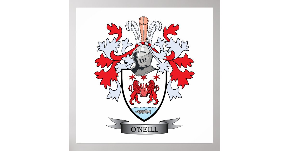 O'Neill Coat of Arms Poster Zazzle