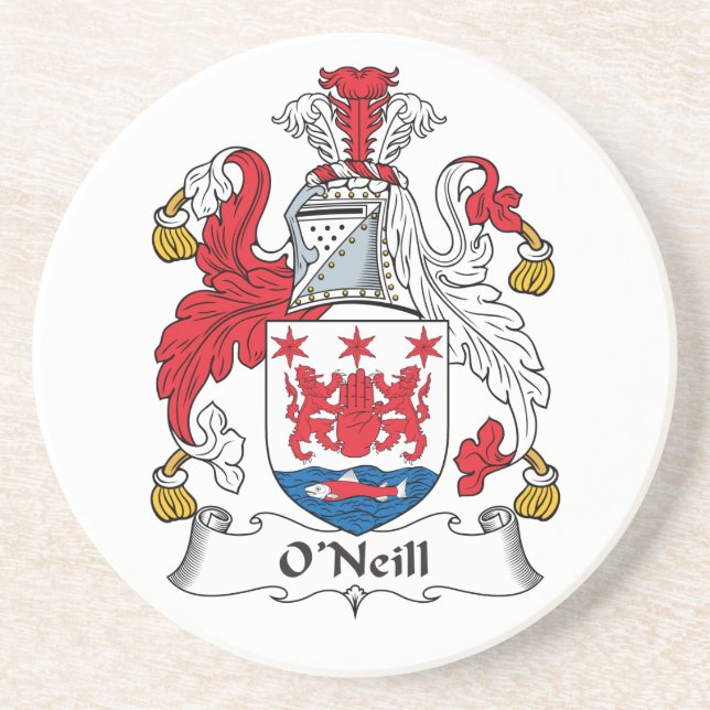 O'Neill Family Crest Coaster (Front)