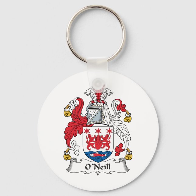 O'Neill Family Crest Keychain (Front)