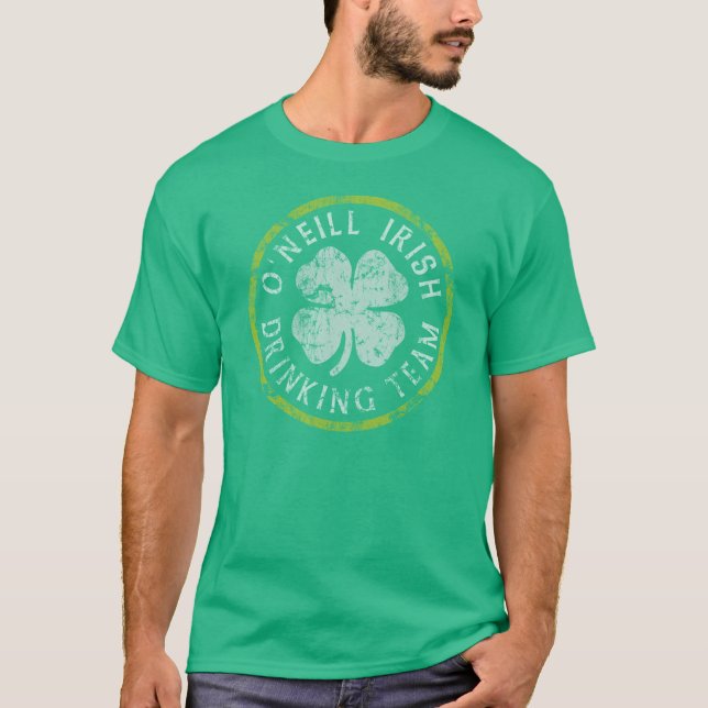 O'Neill Irish Drinking Team t shirt (Front)