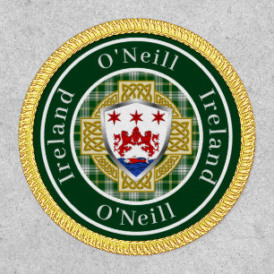 O'Neill Irish Shield/Cross Personalized Patch