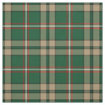 O&#39;Neill Tartan Green and Tan Irish Plaid Fabric