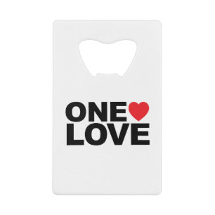 OneLove Logo Credit Card Bottle Opener