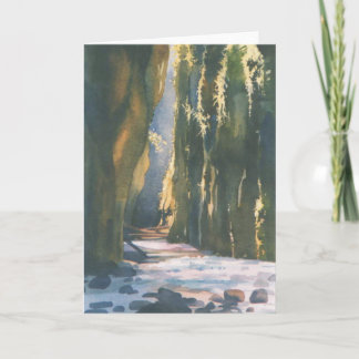Oneonta Canyon, Greeting Card