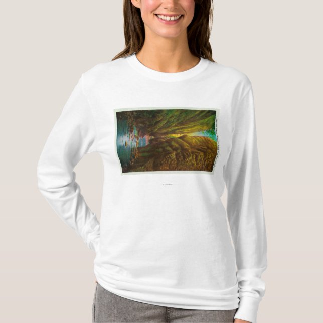 Oneonta Gorge in Columbia River Gorge T-Shirt (Front)