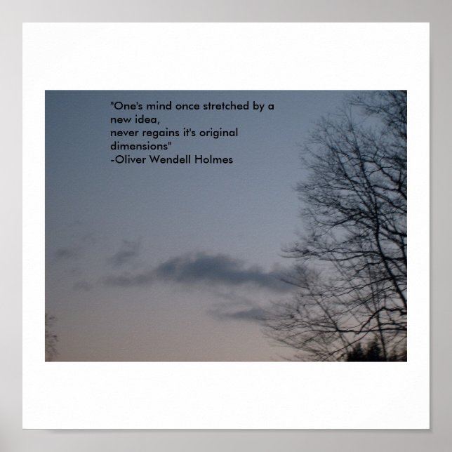 One's mind poster (Front)