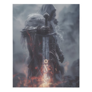 ONEs Warrior Faux Canvas Print