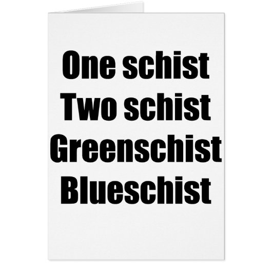 oneschistblack cards (Front)