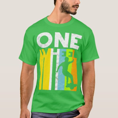 onewheel Gift onewheel Retro colored T_Shirt