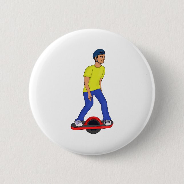 Onewheeling Dude Button (Front)