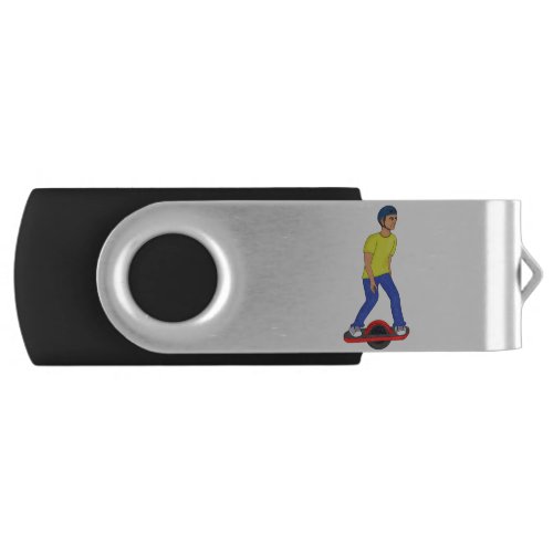 Onewheeling Dude Flash Drive