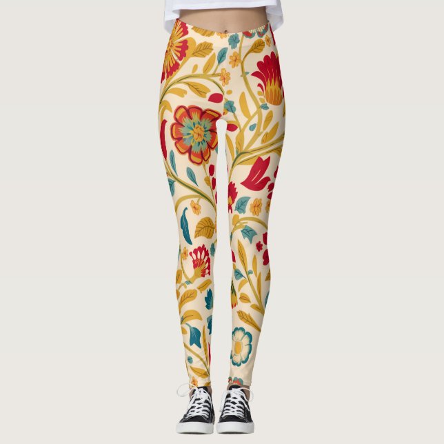 Onflora Floral Legging (Front)