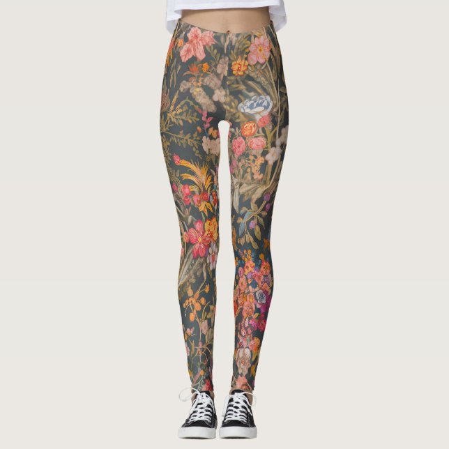 Onflora Floral Legging (Front)