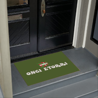 ONGI ETORRI eta Ikurriña, Welcome and Basque flag, Doormat