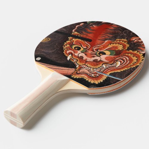 Oni and Samurai Two_sided Ping Pong Paddle