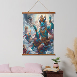 Oni Enlightened Hanging Tapestry