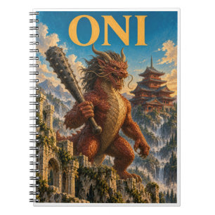 Oni, Gothic Fantasy Monster Notebook
