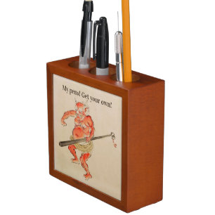 Oni Guarding Your Pens Desk Organizer
