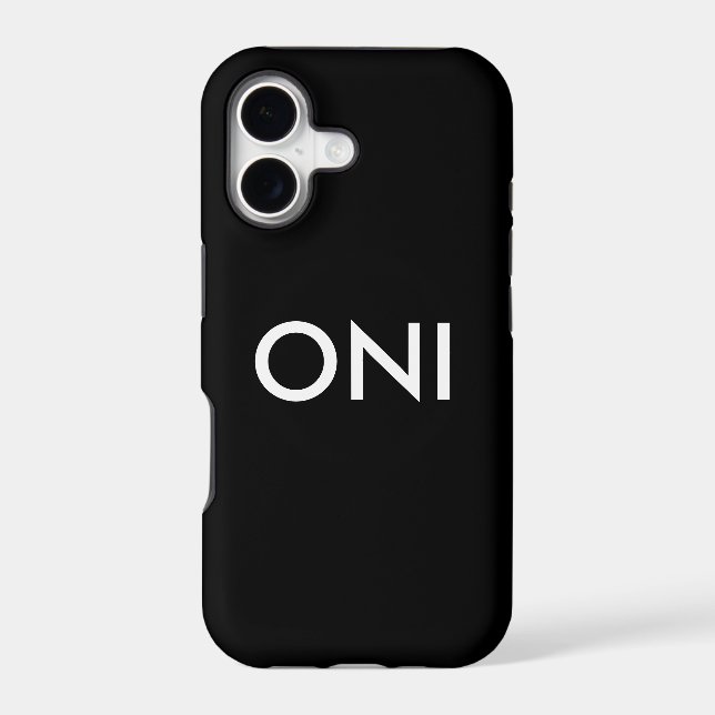 Oni Iphone Case (Back)