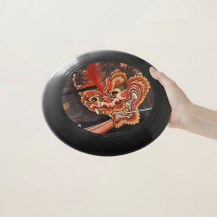 Oni King Shutendoji: Vintage Woodblock Art Wham-O Frisbee