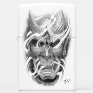 Oni mask zippo lighter