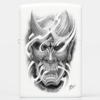 Oni mask zippo lighter