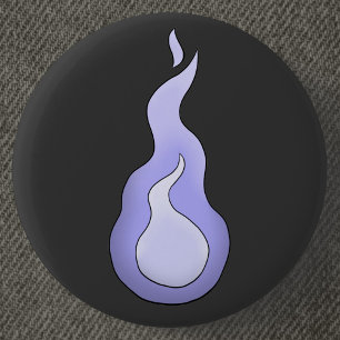 Onibi Spirit Flame- Japanese Yokai Button