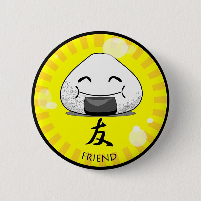 Onichibi - Friend Pinback Button (Front)