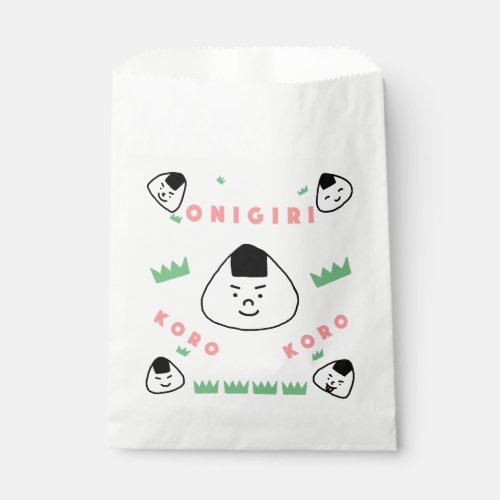 Onigiri Koro Koro the Rolling Rice Balls Favor Bag