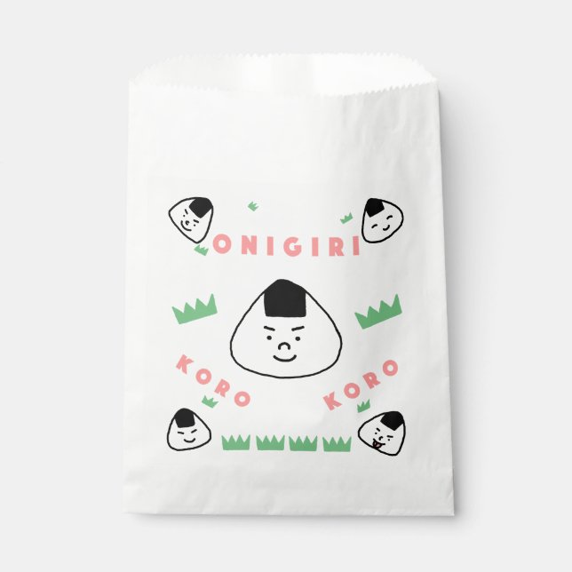 Onigiri Koro Koro (the Rolling Rice Balls) Favor Bag (Front)