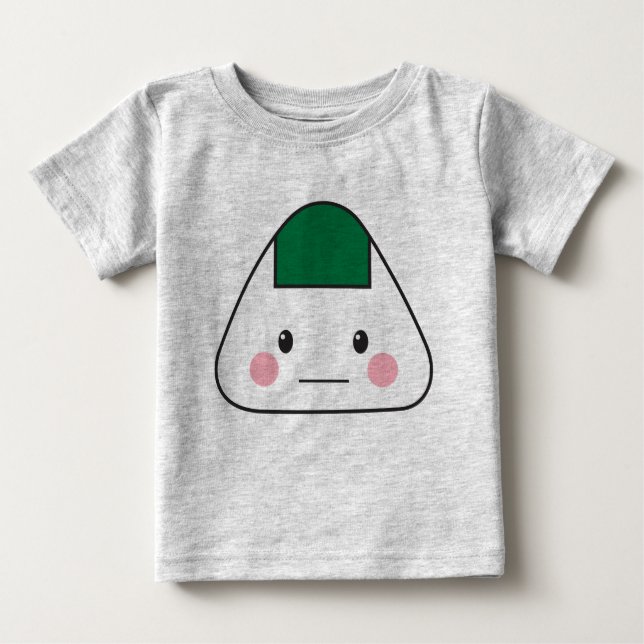 Onigiri omusubi Japanese rice ball seaweed nori Baby T-Shirt (Front)