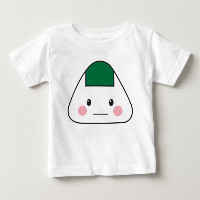 Onigiri omusubi Japanese rice ball seaweed nori Baby T-Shirt (Front)