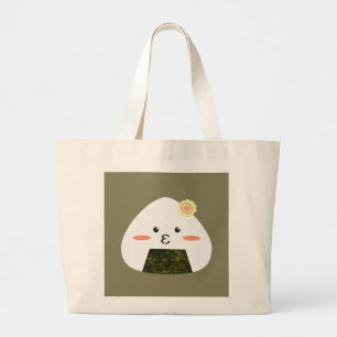 Onigiri Sushi Large Tote Bag