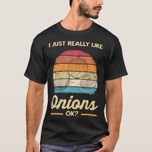 Onion Bulb Shallot Lover Farmer Gardener Vegan T_Shirt