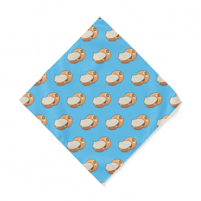 Onion cartoon illustration  bandana (Front)
