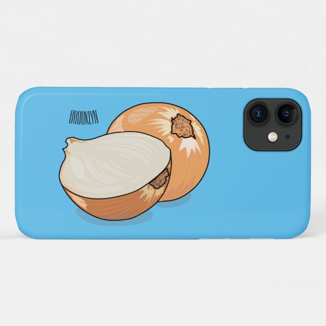 Onion cartoon illustration  Case-Mate iPhone case (Back (Horizontal))
