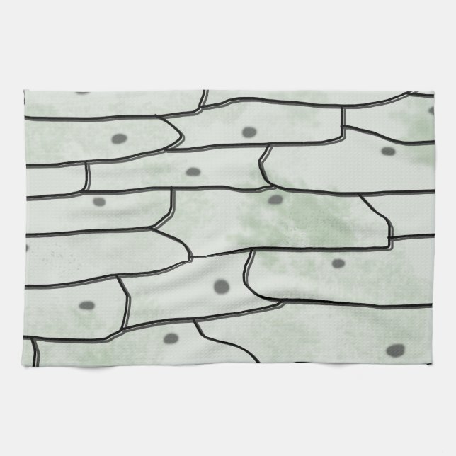 Onion Cells Kitchen Towel (Horizontal)