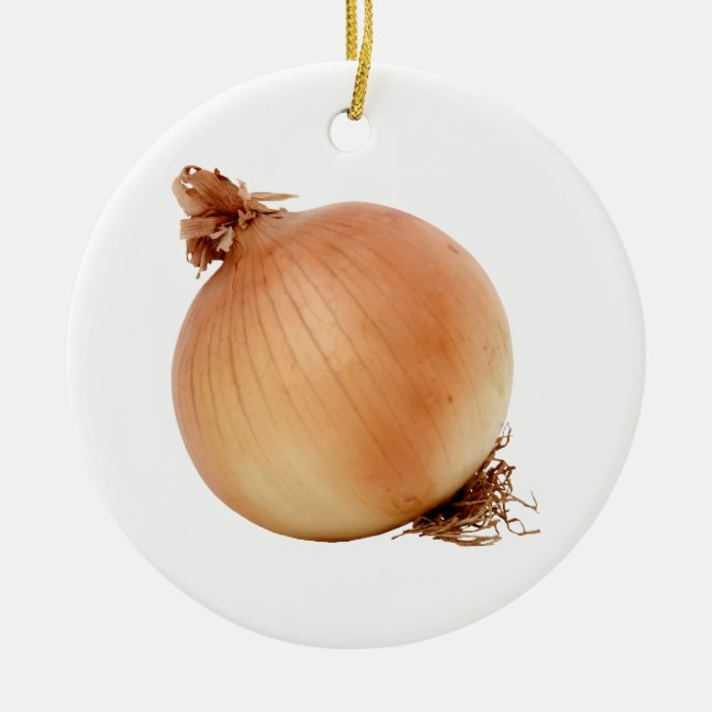 Onion Ceramic Ornament (Front)