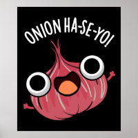 Onion Ha-se-yo Funny Korean Pun Dark BG