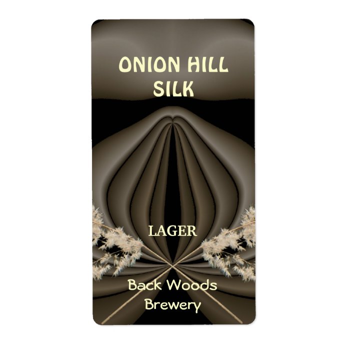 Onion Hill ~ Beer bottle Label