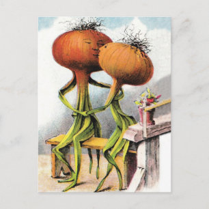 Onion Kiss Postcard