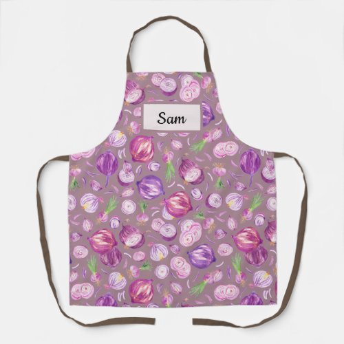 Onion Lover on Brown Cooking Apron