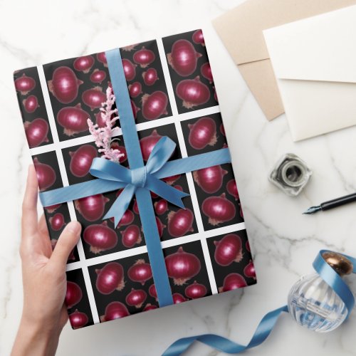 Onion pattern wrapping paper