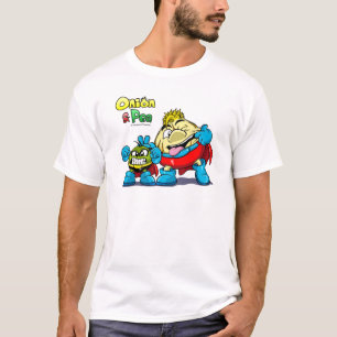 Onion & Pea making faces. T-Shirt