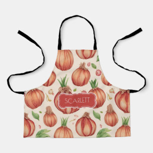 Onion Retro Colorful Personalized Pattern Apron