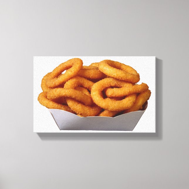 Onion Rings Canvas Print (Front)
